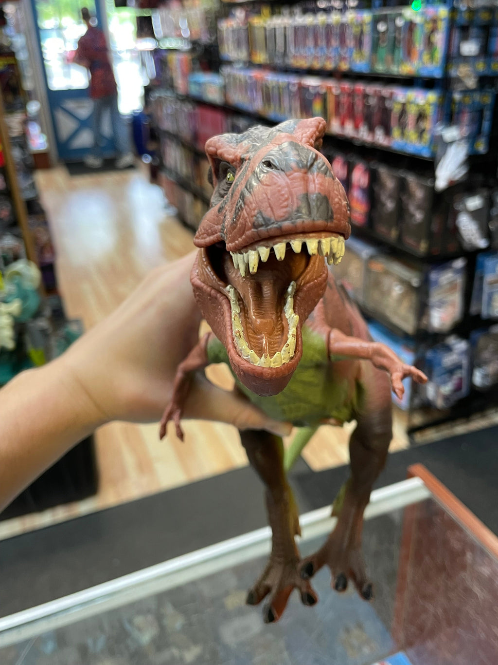 Red Tyrannosaurus Rex JP09 (Vintage Jurassic Park, Kenner) **Untested** product image 12, provided for visual reference and