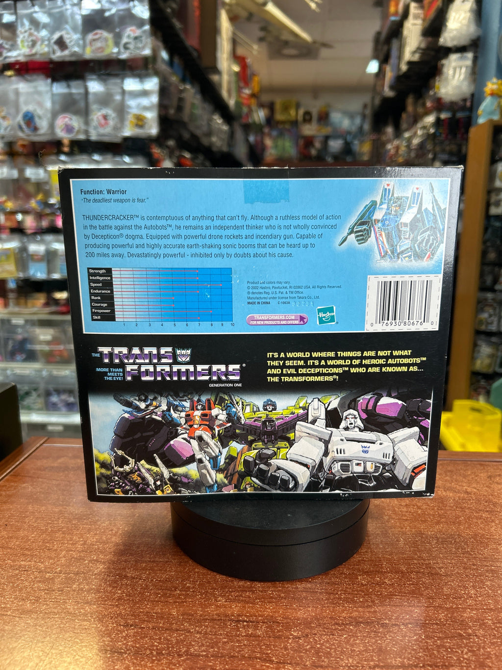 Thundercracker (Vintage Transformers Commemorative Series, Hasbro) **SEALED** product image 5, provided for visual reference