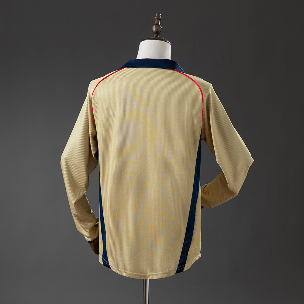 Arsenal Jersey 2001-02 Away Retro Football Kit Long Sleeves product image 2