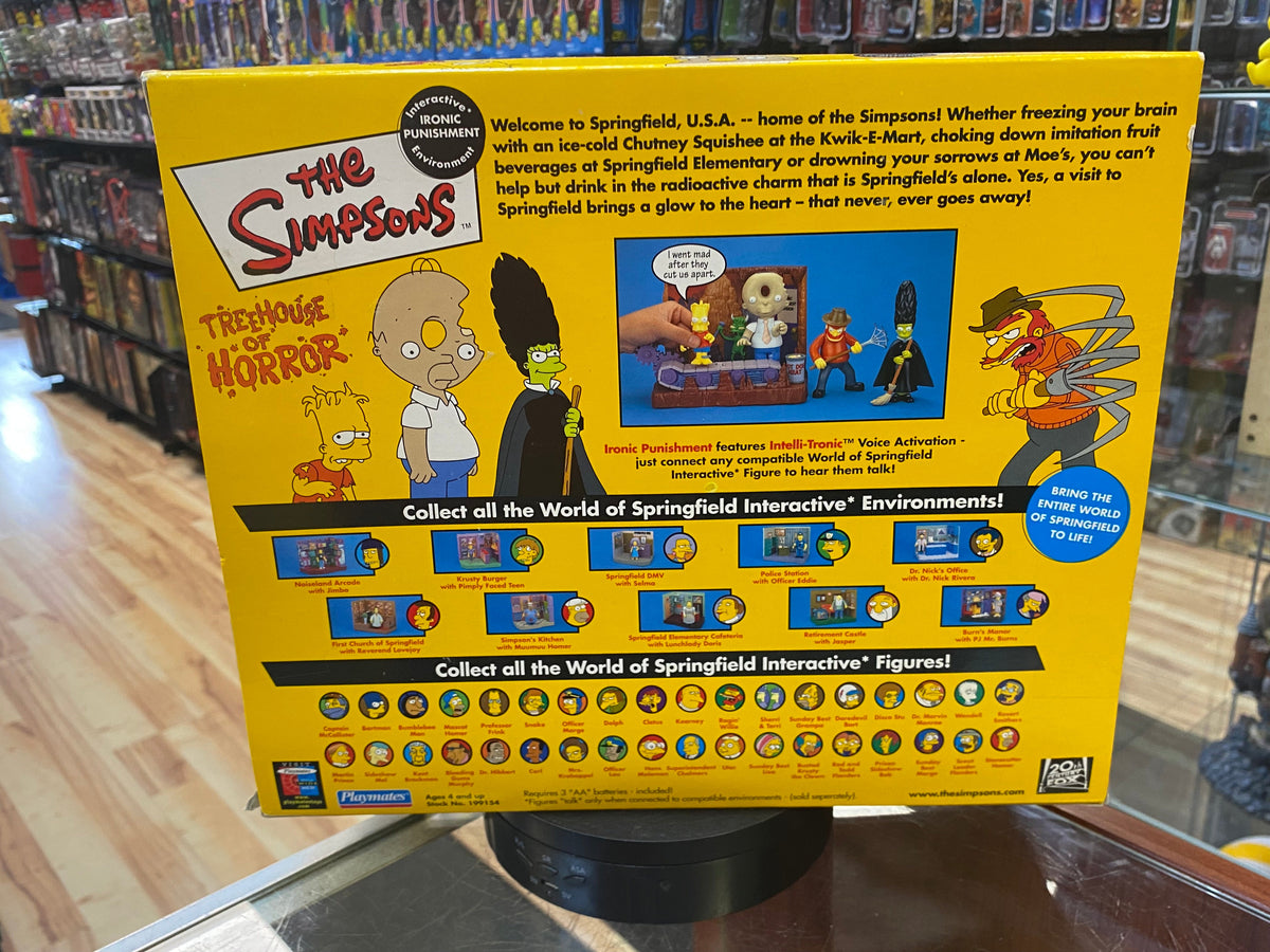 Treehouse of Horror Ironic Punishment (Vintage Simpsons, Playmates) SEALED product image 8, provided for visual reference