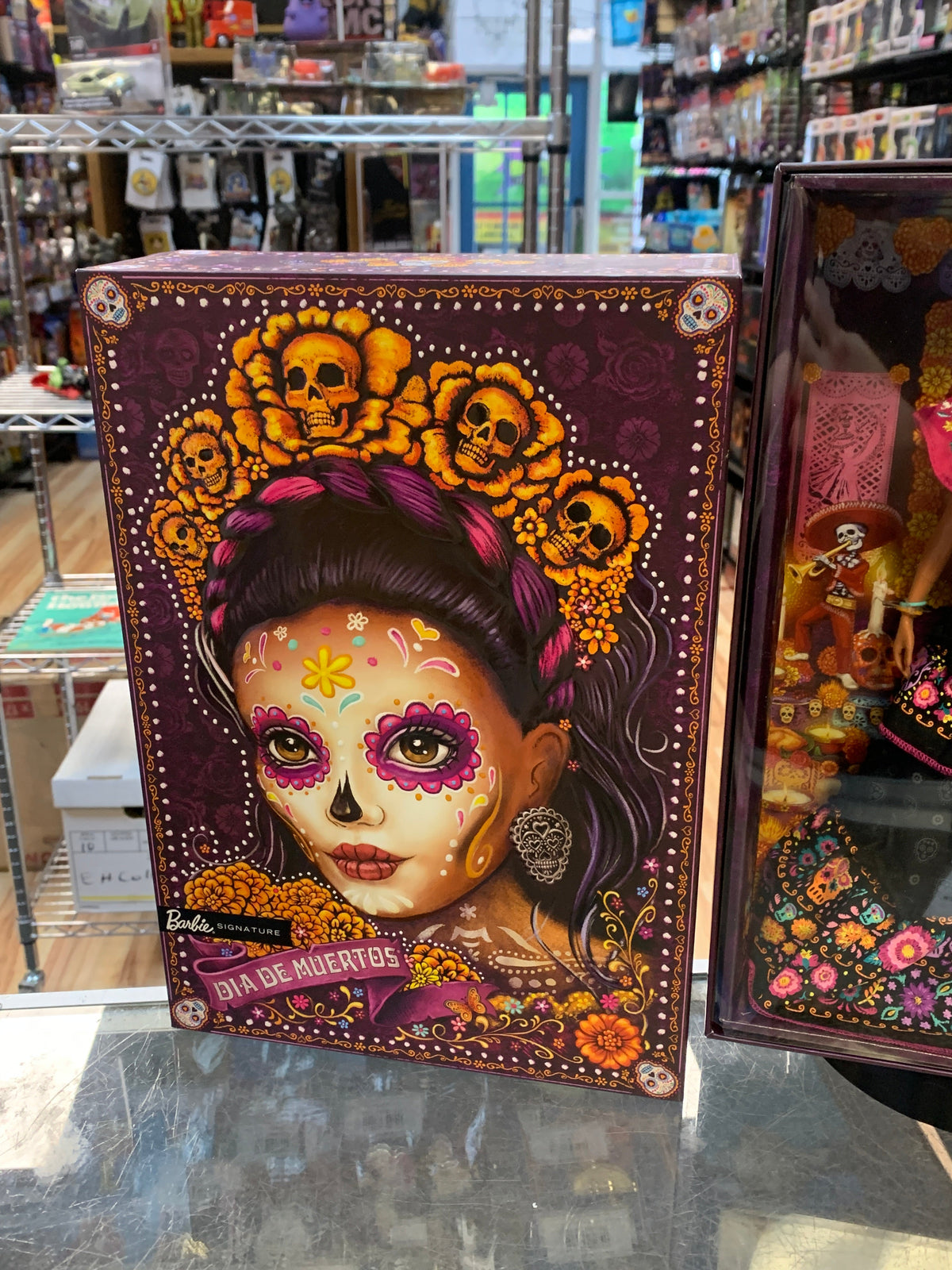Dia De Muertos Day Of The Dead Barbie Doll #GXL27 (Barbie Signature, Mattel) NEW product image 3, provided for visual
