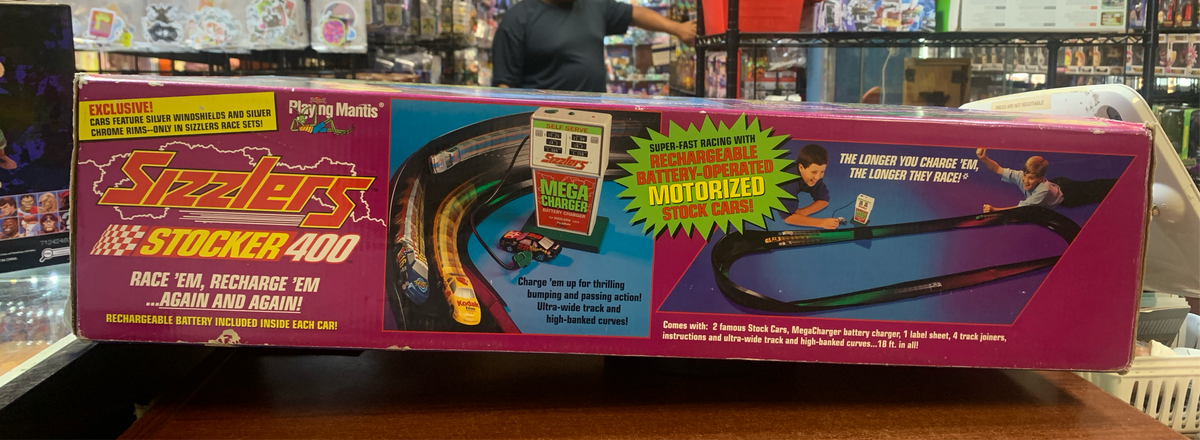 Sizzlers Stocker 400 (Playing Mantis, Slot Cars) **SEALED** product image 6, provided for visual reference and product