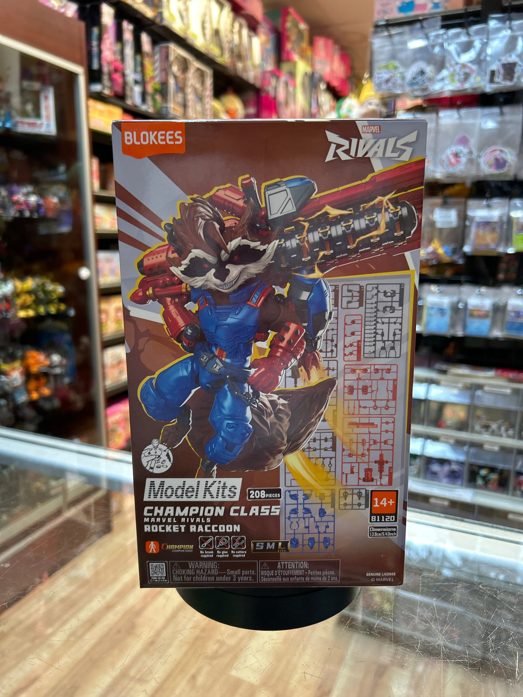 Rocket The Racoon Rivals Champion Class (Marvel, Blokees) **SEALED** product image 1, provided for visual reference and