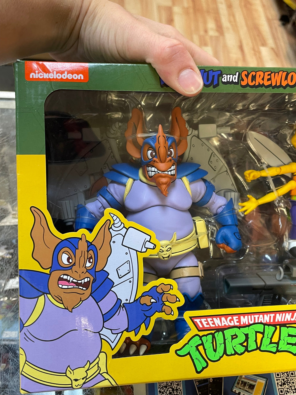 Wingnut & Screwloose (TMNT Ninja Turtles, NECA) **SEALED** product image 5, provided for visual reference and product detail