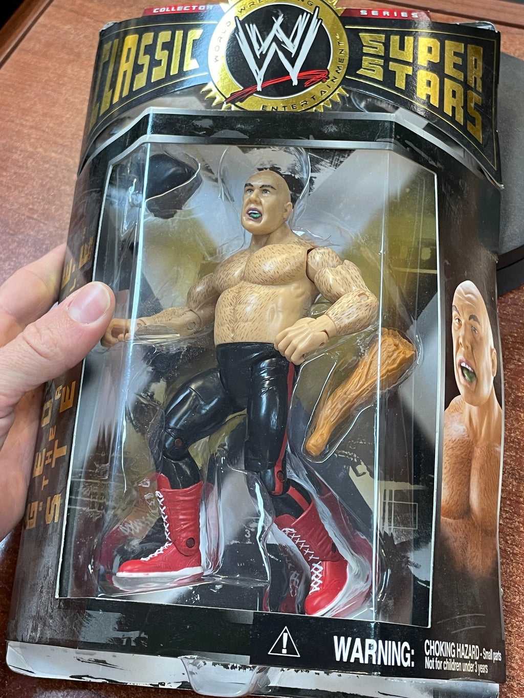 George the Animal Steele (WWF Classic Superstars, Jakks) **SEALED** product image 4, provided for visual reference and