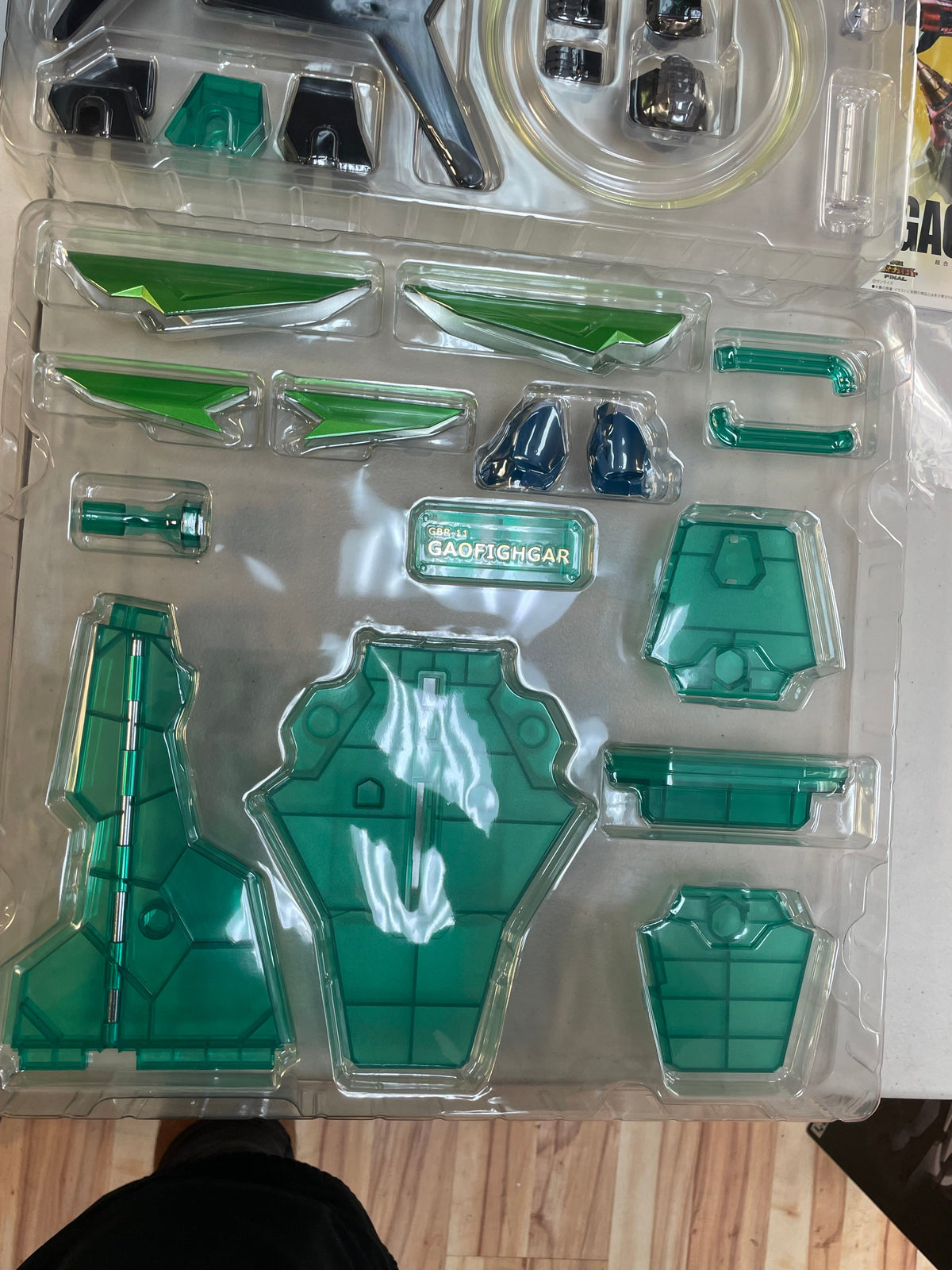 GX-104 GaoFighGar (The King of Braves GaoGaiGar Final, Bandai Soul Of Chogokin) OPEN BOX product image 9, provided for