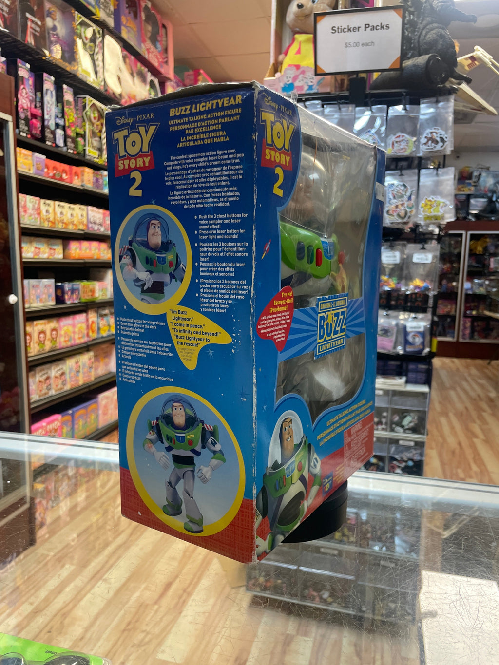 Buzz lightyear (Thinking Toy, Vintage Toy Story) **NEW** product image 2, provided for visual reference and product detail