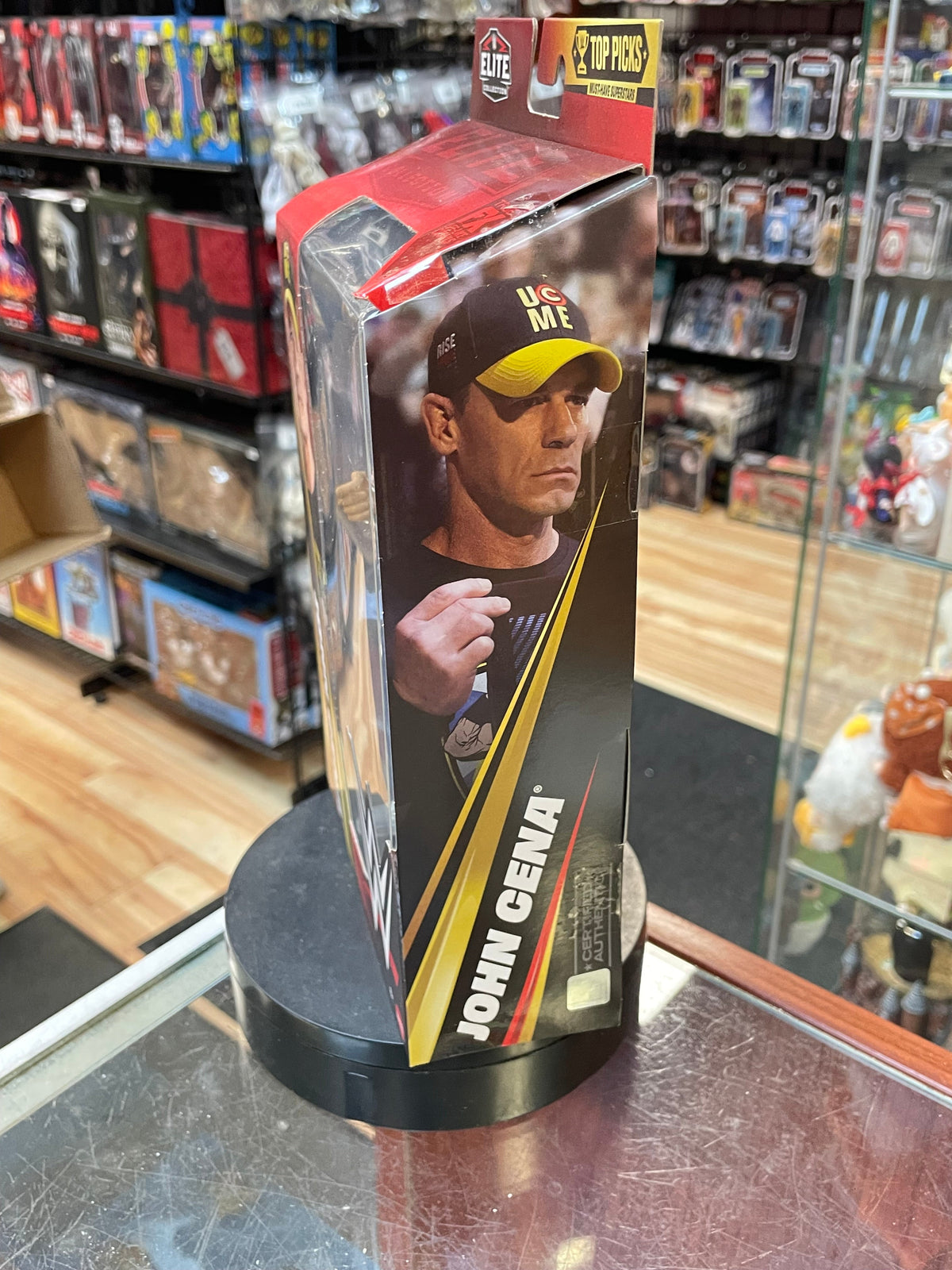 John Cena -Top Picks- (WWE Elites, Mattel) **SEALED** product image 2, provided for visual reference and product detail