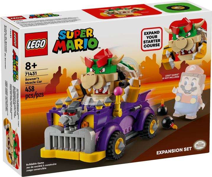 71431 LEGO Super Mario: Bowser's Muscle Car Expansion Set product image 2, provided for visual reference and product detail