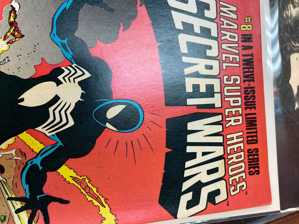 Secret Wars #8 Newsstand -1st Black Symbiote- 0597 (Marvel, Comics) product image 4, provided for visual reference and