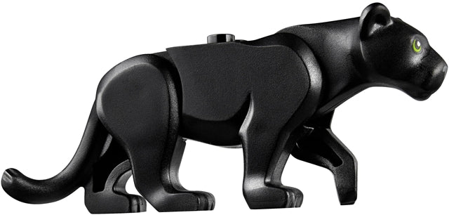 Panther with Lime Eyes and Dark Bluish Gray Nose Pattern product image 1, provided for visual reference and product detail