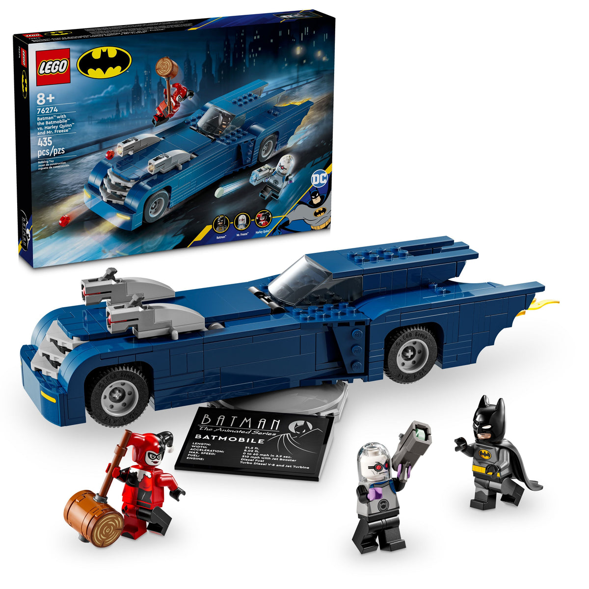 76274 LEGO Batman™ with the Batmobile™ vs. Harley Quinn™ and… product image 1, provided for visual reference and product