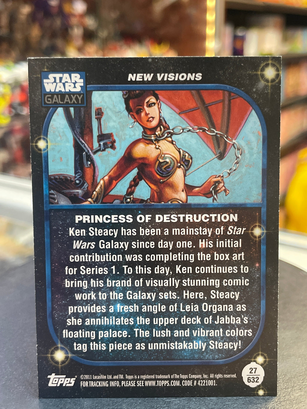 Princess Of Destruction 27/632 (Topps Star Wars, New Visions) product image 2, provided for visual reference and product