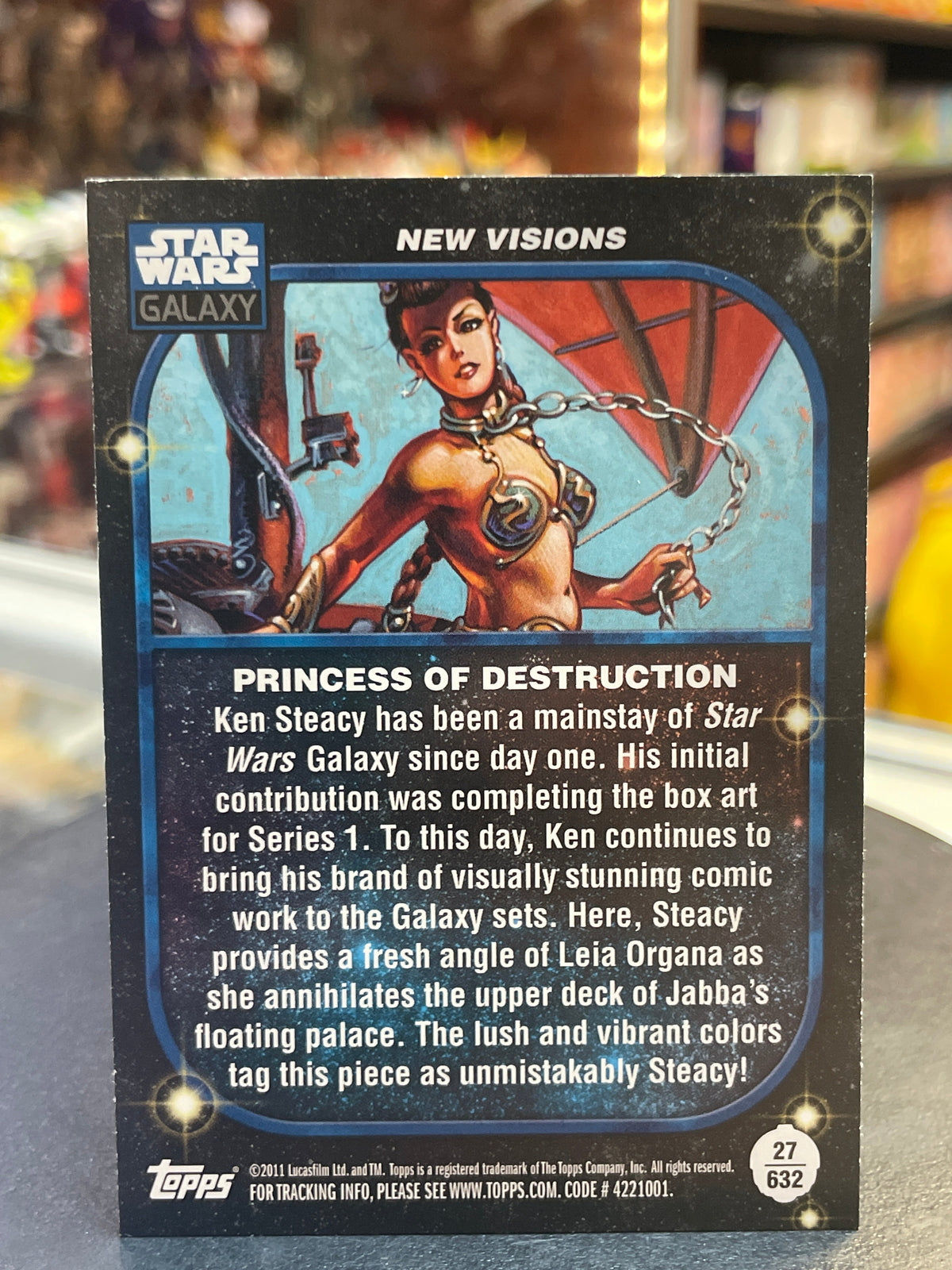 Princess Of Destruction 27/632 (Topps Star Wars, New Visions) product image 2, provided for visual reference and product