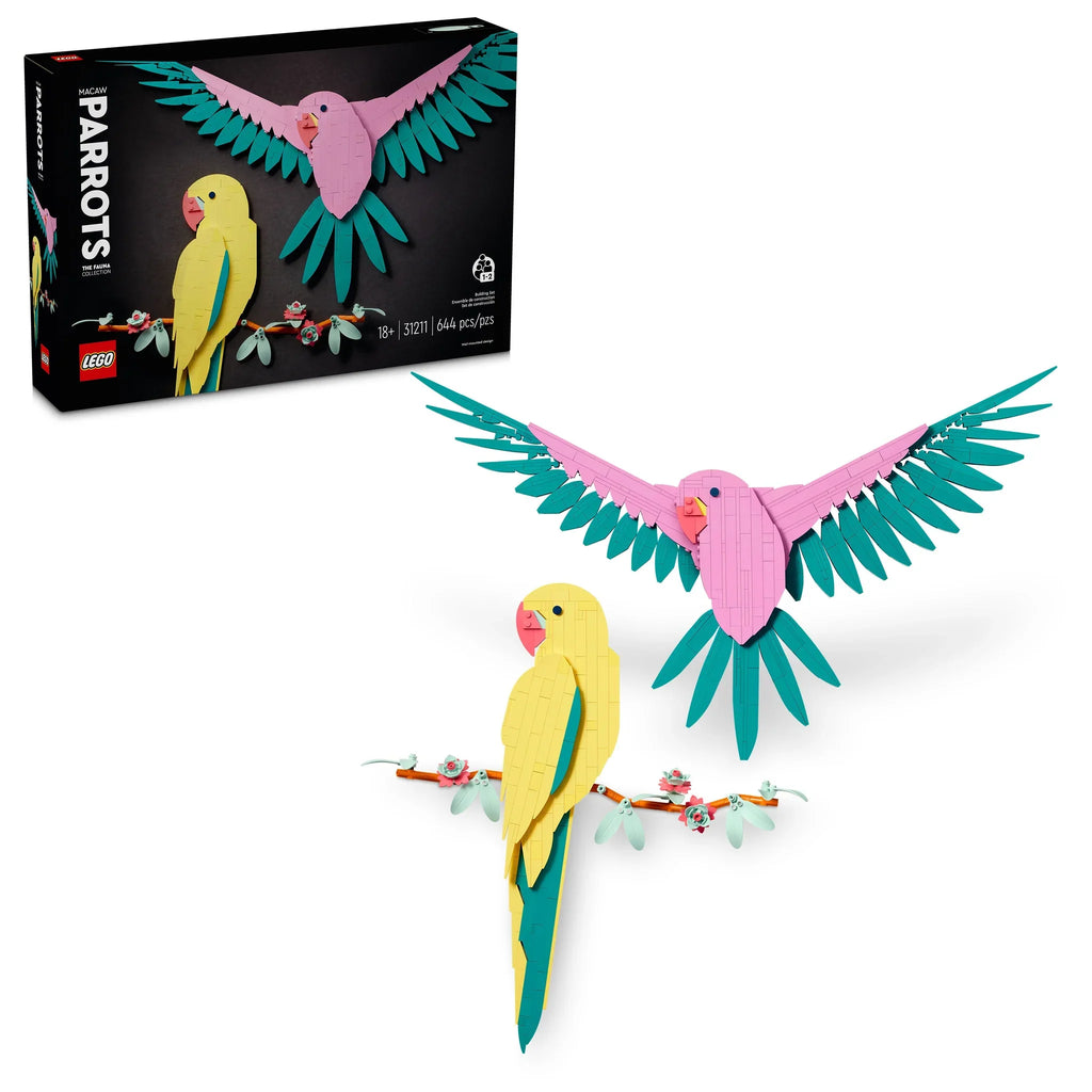 31211 LEGO Art: The Fauna Collection - Macaw Parrots product image 1, provided for visual reference and product detail review