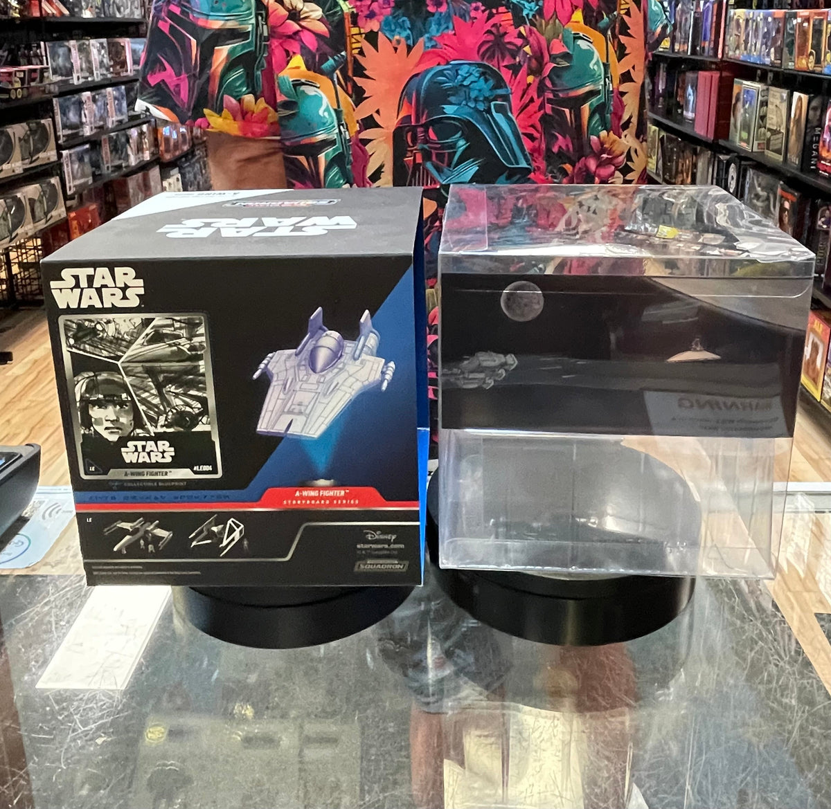 Storyboard A-Wing Fighter -SDCC 2023- 1/500 (Star Wars Micro Galaxy Squadron, Jazwares) **SEALED** product image 3, provided