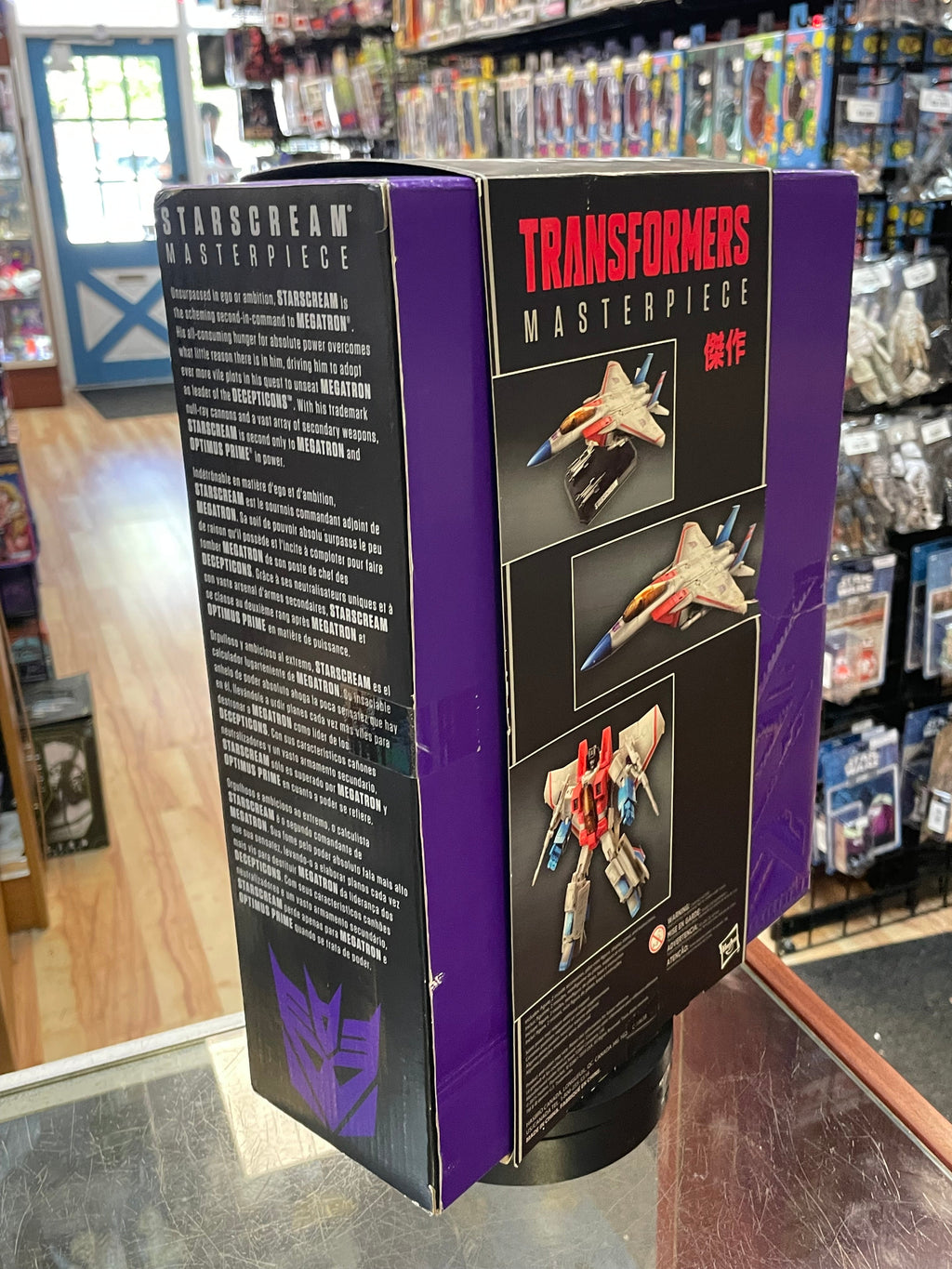 Starscream MP-07 -TRU Exclusive- (Transformers Masterpiece, Hasbro) **SEALED** product image 2, provided for visual