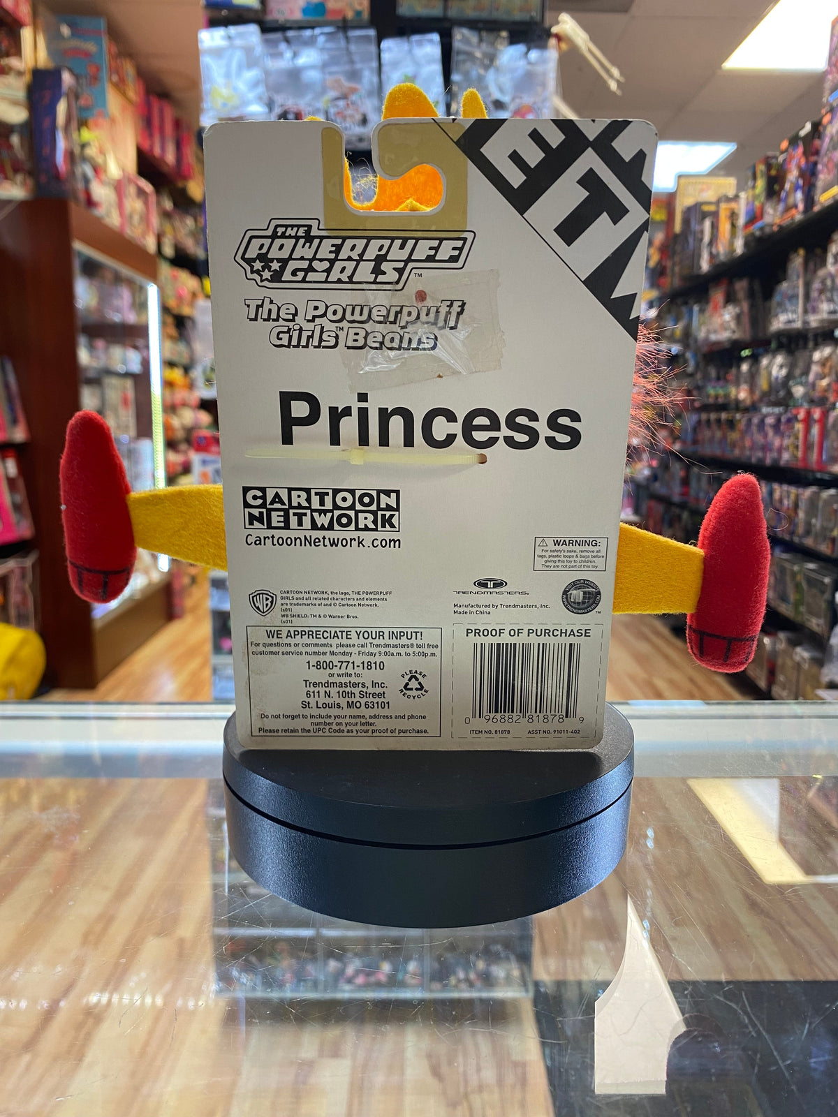 Princess Morbucks Beans (Power Puff Girls, Trendmasters) NEW product image 3, provided for visual reference and product