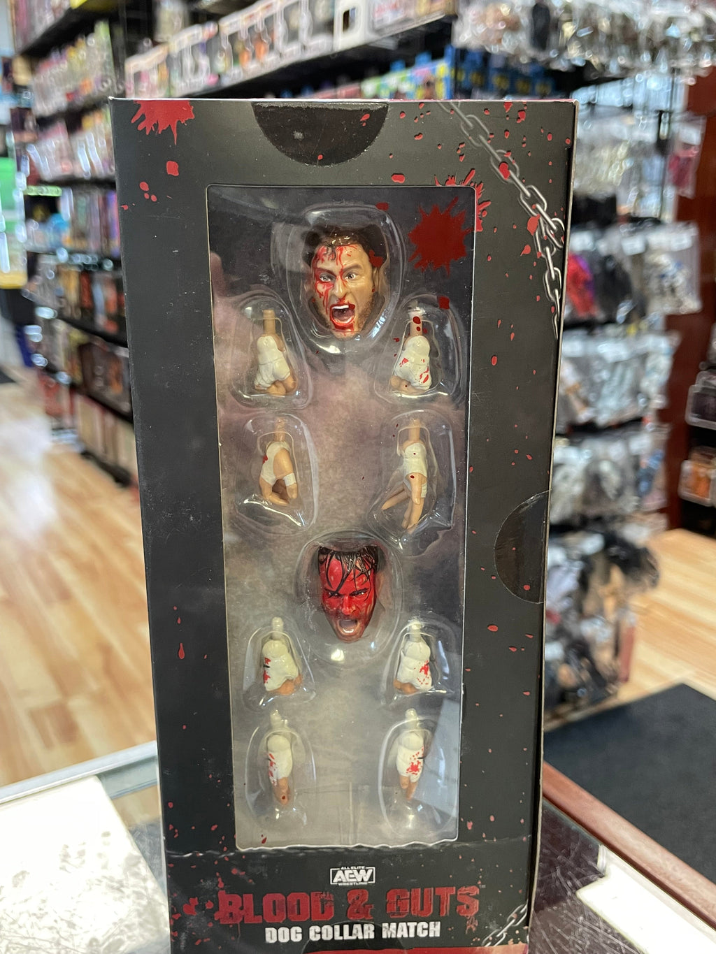 Blood & Guts: CM Punk & MJF (AEW Unmatched Collection, Jazwares) **SEALED** product image 7, provided for visual reference