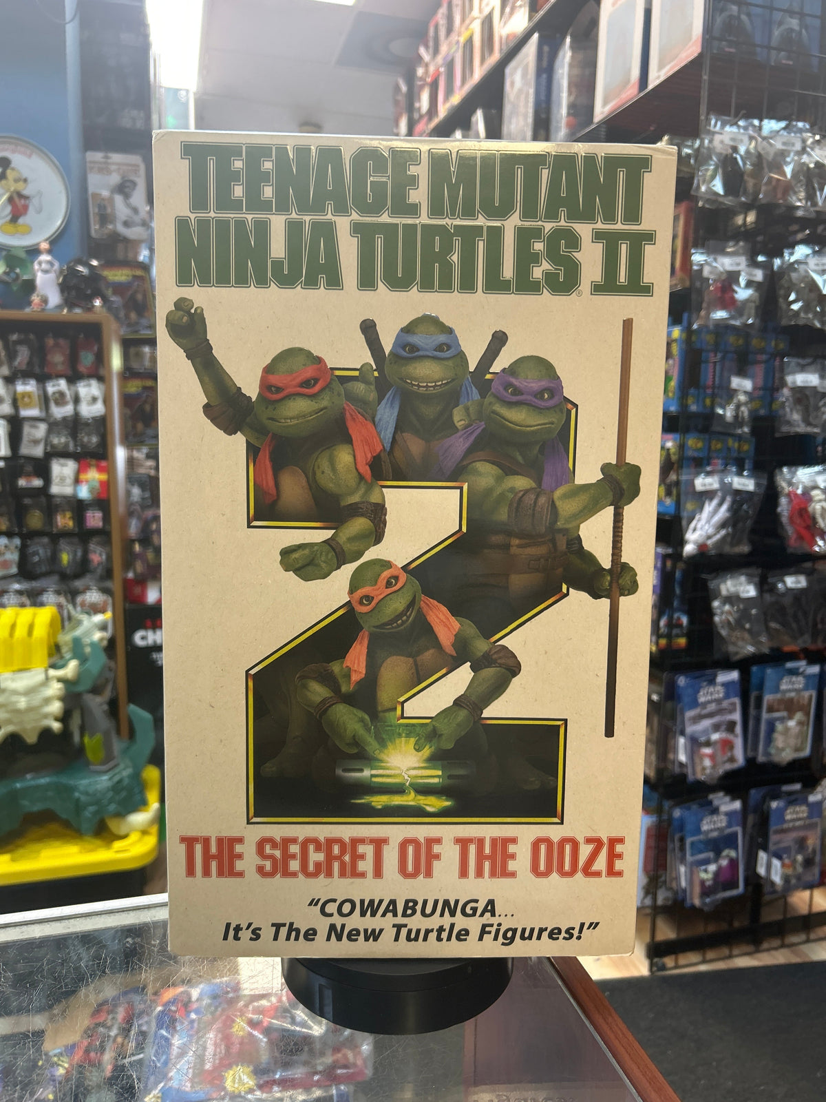 Secret of the Ooze 4 Pack (TMNT Ninja Turtles, NECA) **SEALED** product image 1, provided for visual reference and product