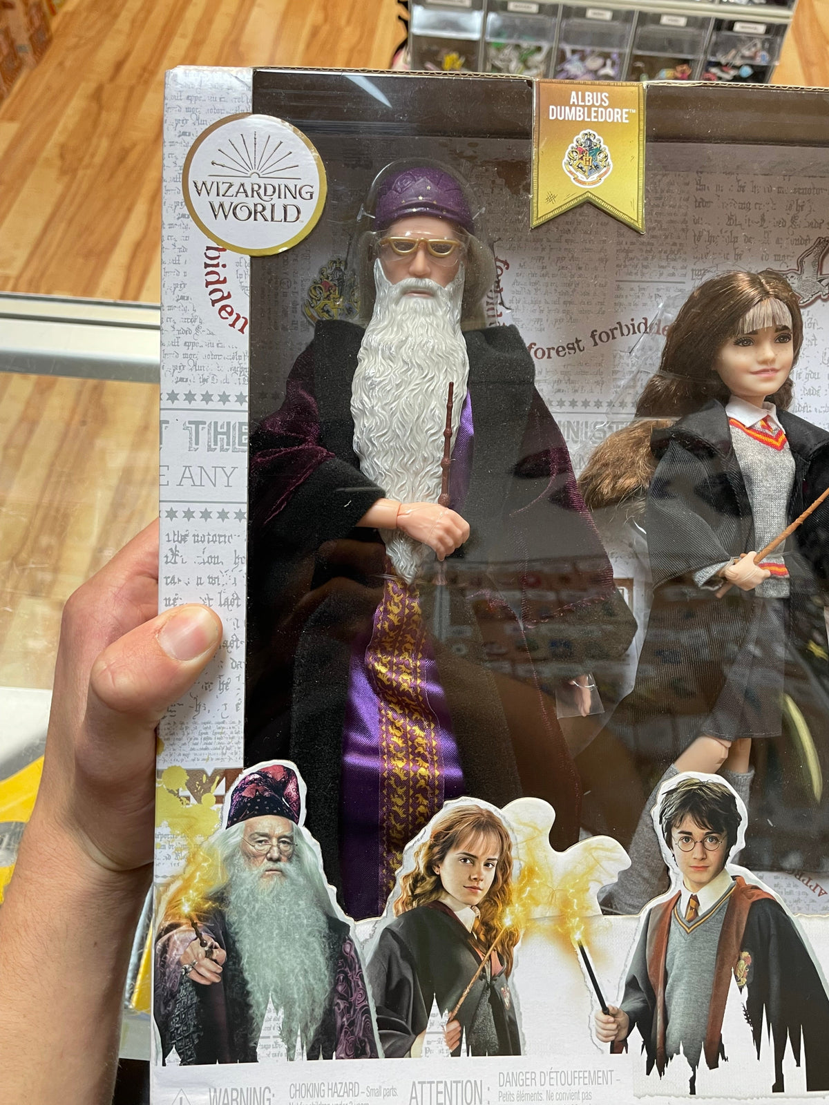 Ron/Hermione/Dumbledore/McGonagall 5 Pack Doll (Harry Potter, Mattel) **SEALED** product image 6, provided for visual