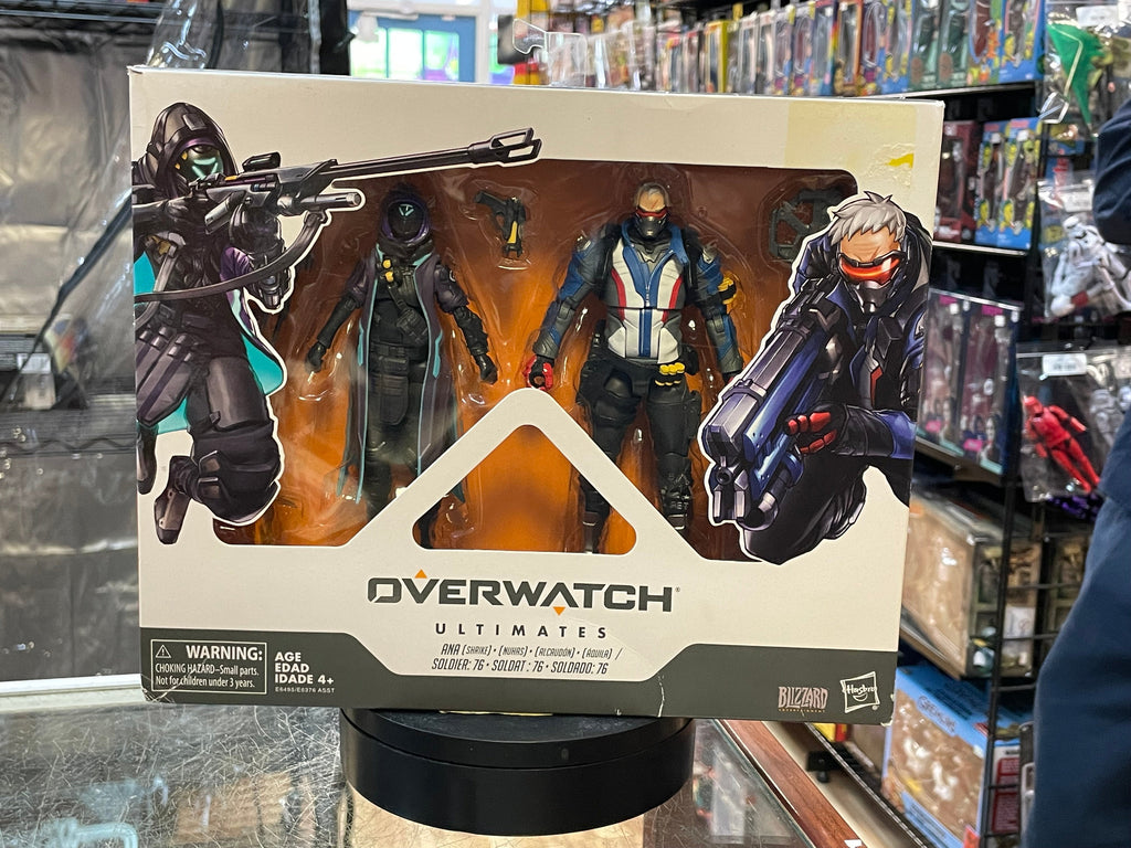 Ana & Soldier 76 (Overwatch Ultimates, Hasbro) **SEALED** product image 1, provided for visual reference and product detail