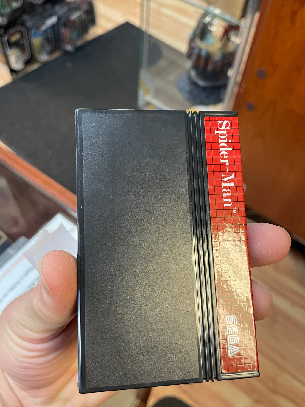 Spider-Man with Pack Sticker (SEGA Master System SMS, Video Games) **COMPLETE** product image 3, provided for visual
