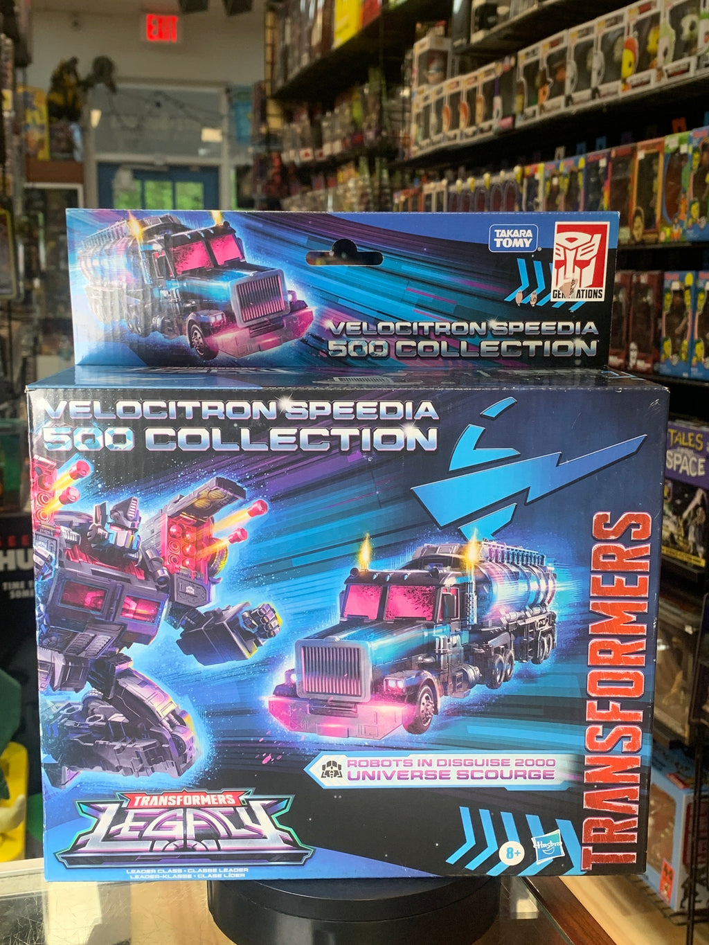 Speedia Universe Scourge -Leader Class- (Transformers Legacy, Hasbro) **SEALED** product image 1, provided for visual