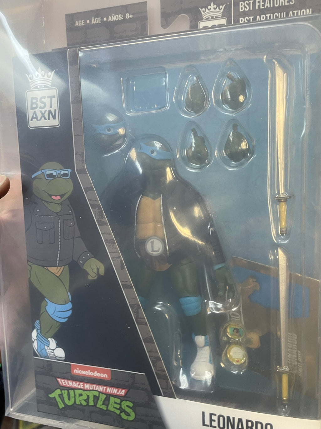 Street Style Leonardo Prototype (TMNT Ninja Turtles, Loyal Subjects BST) **CAS GRADED 85+ product image 12, provided for