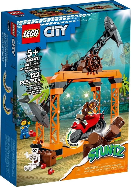 60342 The Shark Attack Stunt Challenge (Retired) (Certified Complete) product image 1, provided for visual reference and