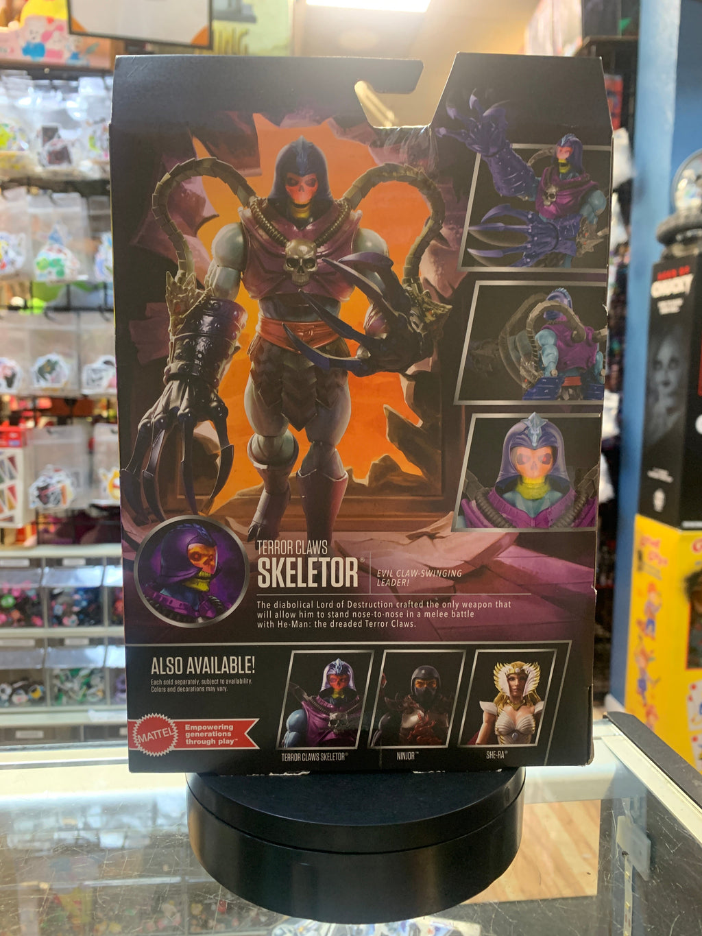 Terror Claws Skeletor (MOTU New Eternia Master of the Universe, Mattel) *SEALED* product image 3, provided for visual