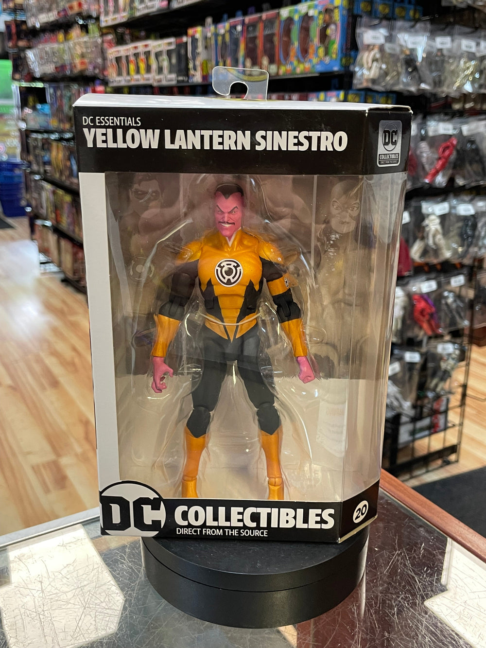 Yellow Lantern Sinestro (DC Essentials, DC Collectibles) SEALED