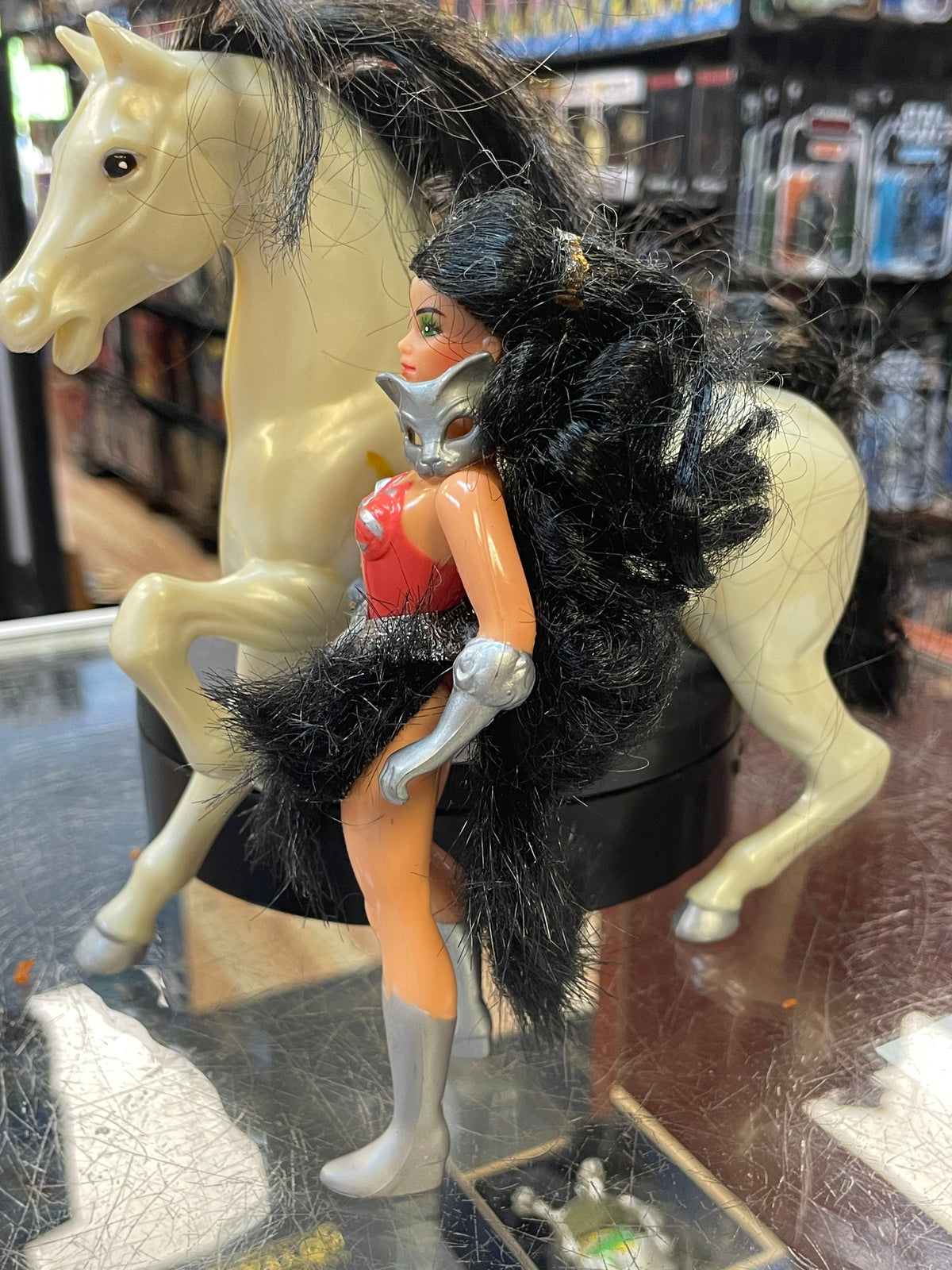 Catra with Storm (Vintage She-Ra, Mattel) Loose product image 3, provided for visual reference and product detail review