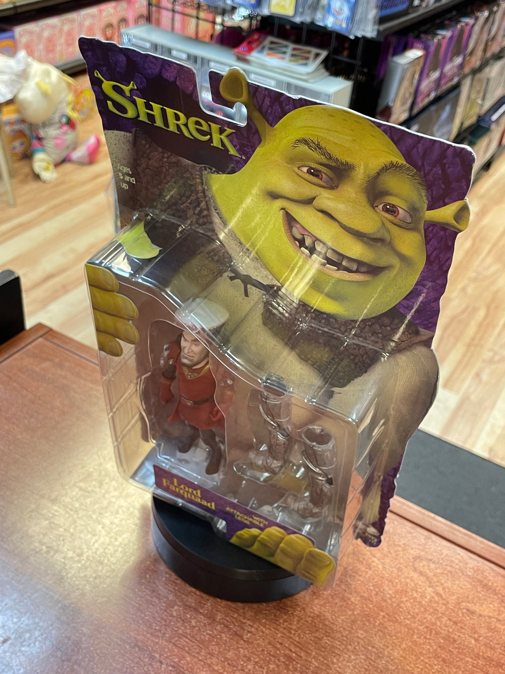 Lord Farquaad with Attachable Legs (Vintage Shrek, McFarlane Toys) **SEALED** product image 3, provided for visual reference