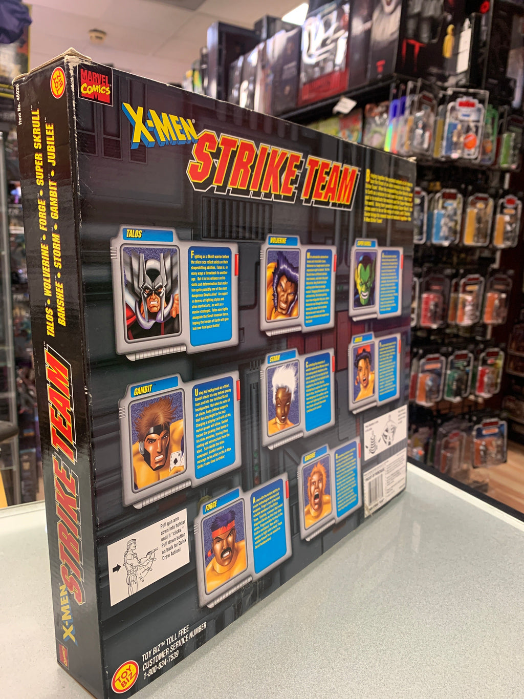 X-Men Strike Team (Vintage X-Men, Toybiz) Sealed product image 3, provided for visual reference and product detail review