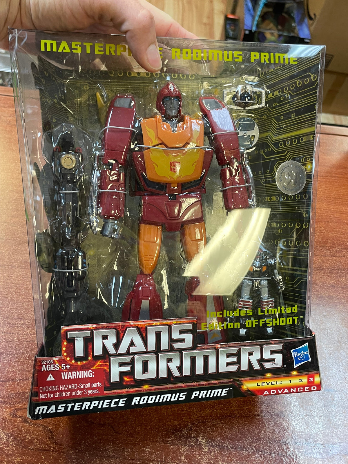 Rodimus Prime -TRU Exclusive- (Transformers Masterpiece, Hasbro) **SEALED** product image 3, provided for visual reference