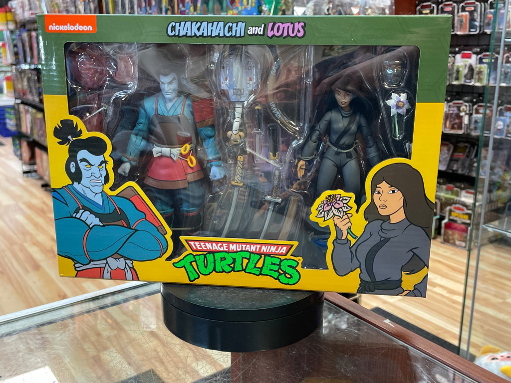 Chakahachi & Lotus (NECA, TMNT Ninja Turtles) *SEALED* product image 1, provided for visual reference and product detail