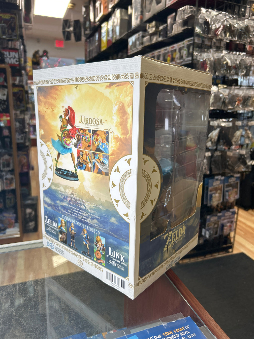 Urbosa 11” PVC Statue (The legend Of Zelda, First 4 Figures) **SEALED** product image 3, provided for visual reference and