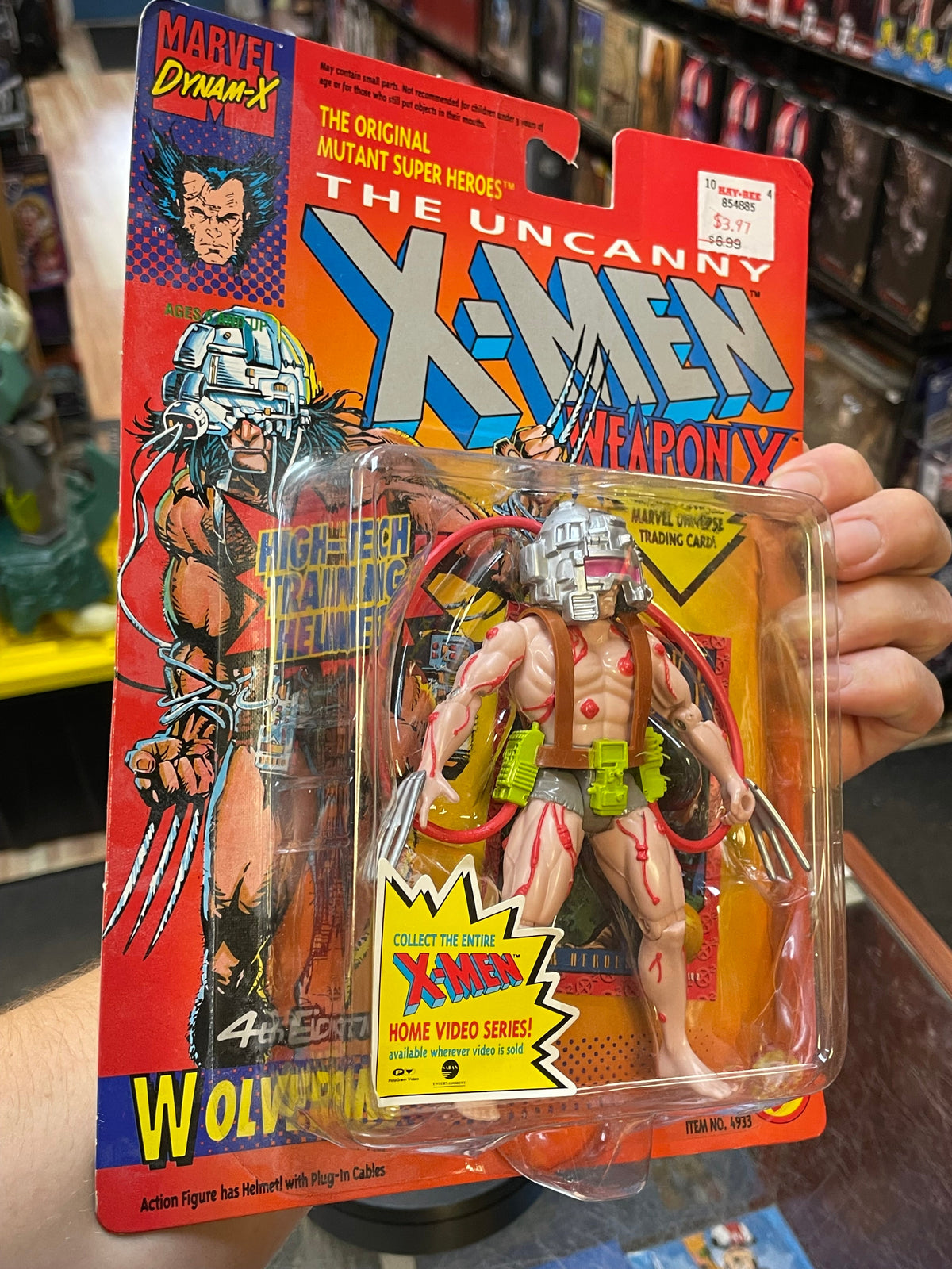 Uncanny Weapon X Wovlerine Red (Vintage Marvel, Toy Biz) SEALED product image 7, provided for visual reference and product