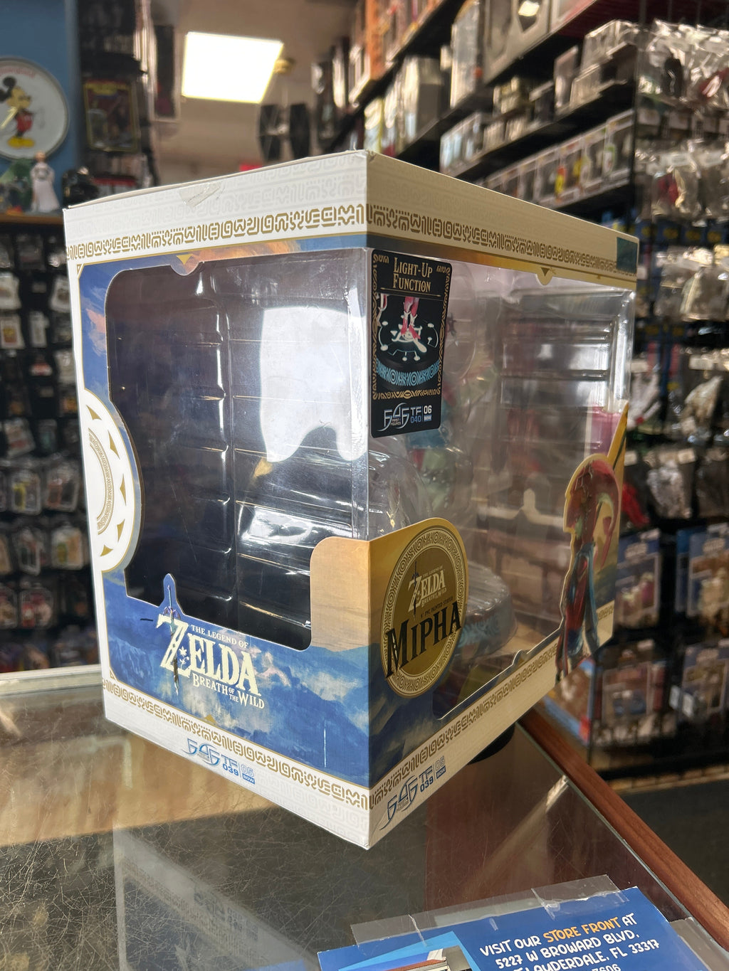 Mipha 11” PVC Statue (The legend Of Zelda, First 4 Figures) **SEALED** product image 2, provided for visual reference and