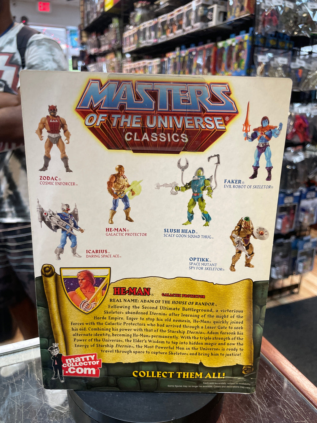 Galactic Protector He-Man (MOTU Classics, Masters Of The Universe, Mattel) **SEALED** product image 3, provided for visual