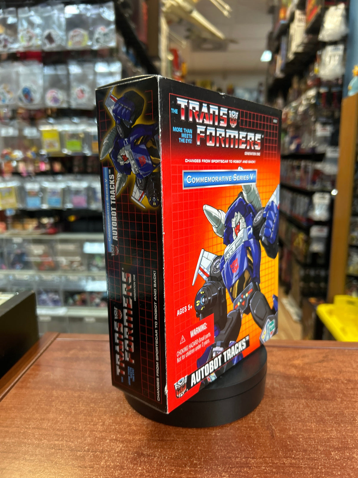 Tracks (Vintage Transformers Commemorative Series, Hasbro) **SEALED** product image 3, provided for visual reference and