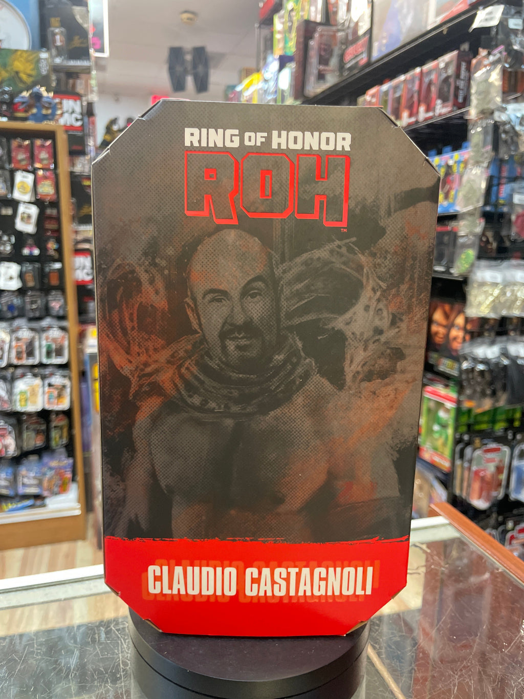 Claudio Castagnoli ROH (AEW Wrestling, Jazwares) **SEALED** product image 3, provided for visual reference and product