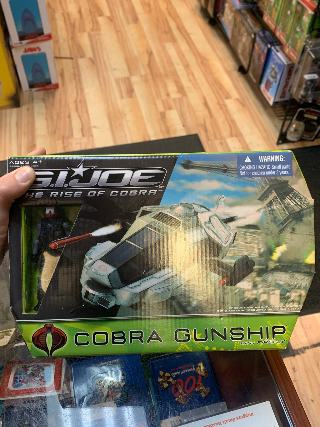 Cobra Gunship with Firefly (GI Joe Rise of Cobra, Hasbro) SEALED product image 6, provided for visual reference and product