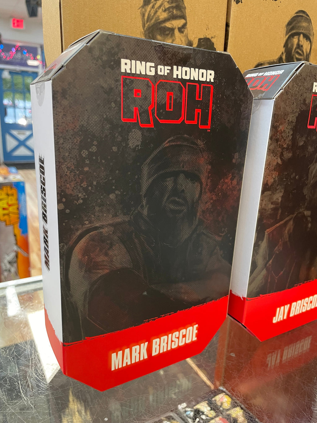 Mark & Jay Briscoe ROH (AEW Wrestling, Jazwares) **SEALED** product image 4, provided for visual reference and product