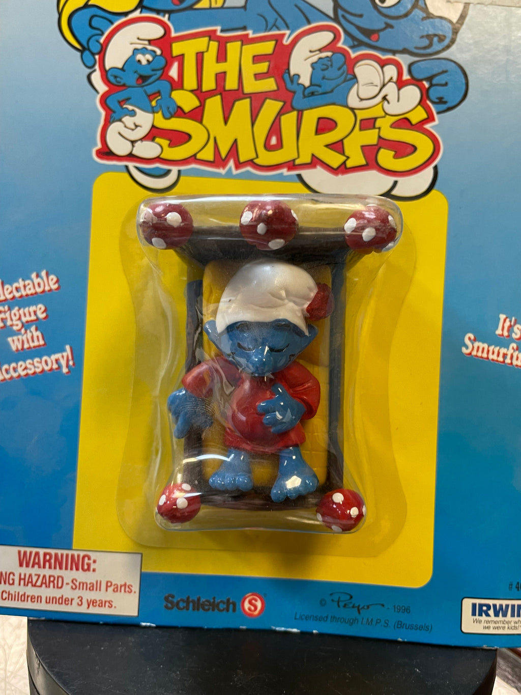 Sleepy Smurf (Vintage Smurfs, Schleich Peyo) **SEALED** product image 4, provided for visual reference and product detail