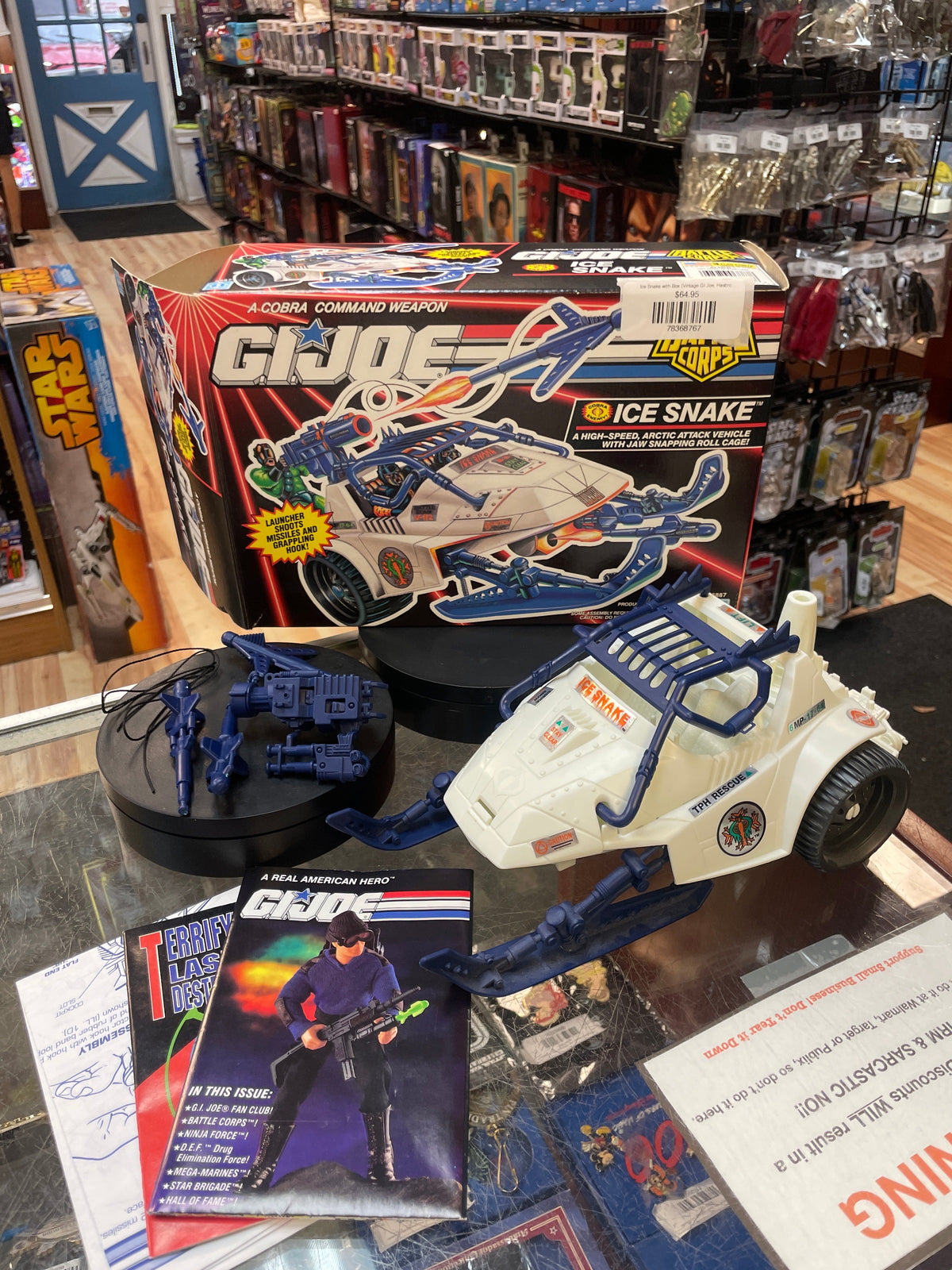 Ice Snake with Box (Vintage GI Joe, Hasbro) **NEW** product image 1, provided for visual reference and product detail review
