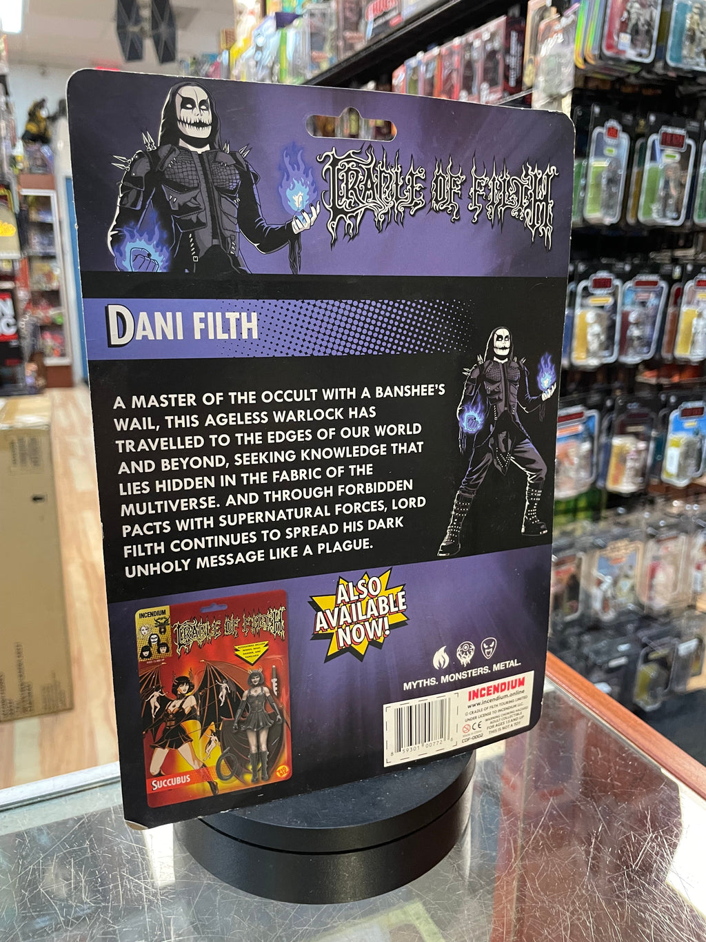 Dani Filth (Incendium Fig Biz, Cradle of Filth )SEALED product image 8, provided for visual reference and product detail
