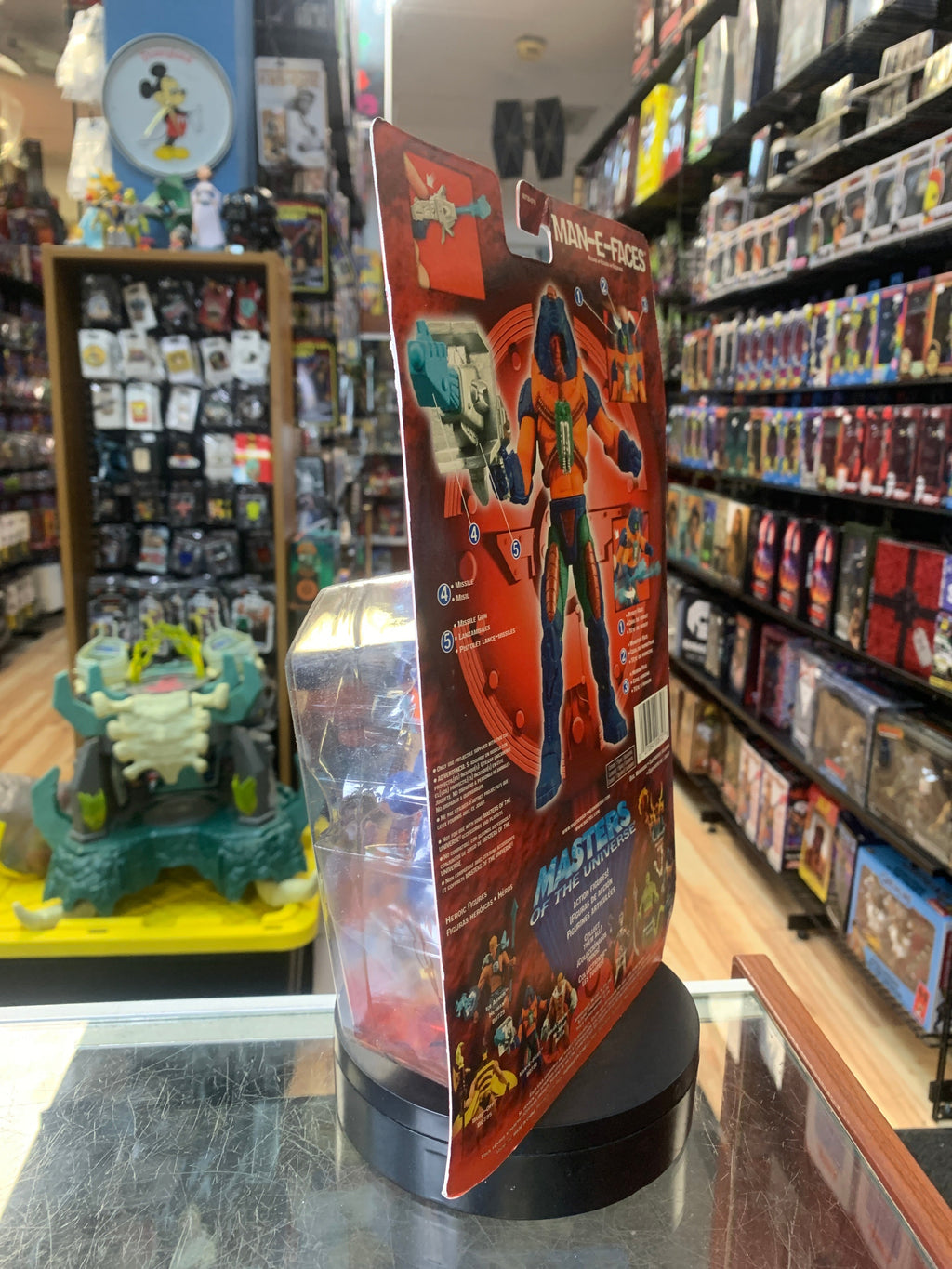 Man-E-Faces (Masters Of The Universe 200X, Mattel) **SEALED** product image 5, provided for visual reference and product