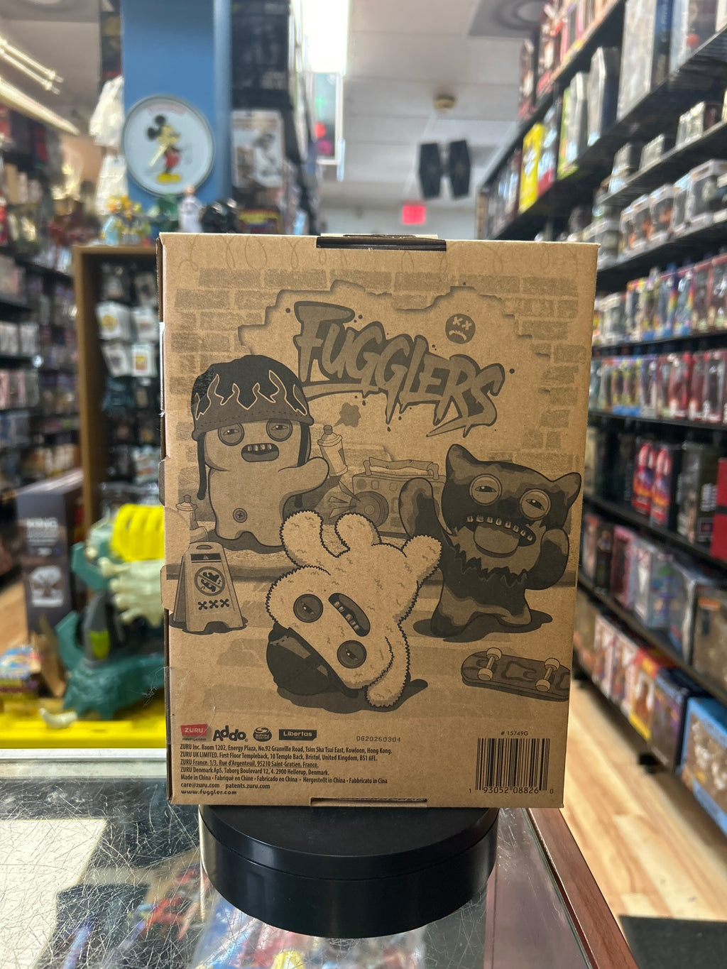 Squidge Grey -Fugg Life- (Fuggler, Zuru Spinmaster) **NEW** product image 3, provided for visual reference and product
